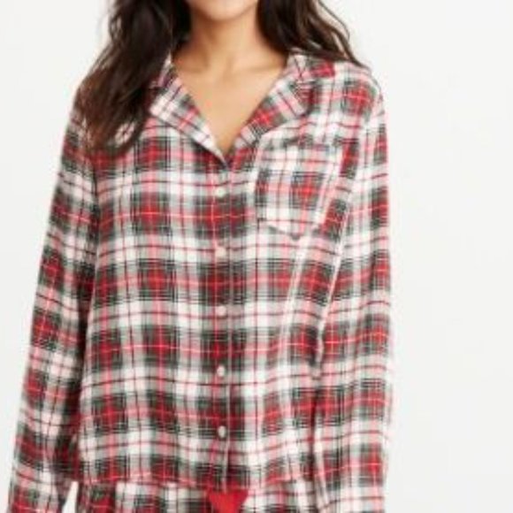 Abercrombie & Fitch Other - Abercrombie & Fitch Flannel Sleepwear Plaid Shirt
